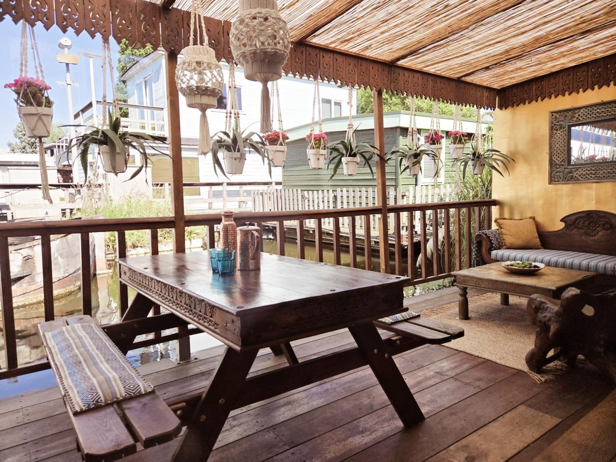 House Boat Studio With Waterfront Terrace أمستردام المظهر الخارجي الصورة